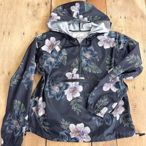 Thread & Supply Floral Windbreaker Hoodie NEW Size L